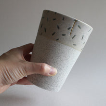 Load image into Gallery viewer, Kintsugi Repaired Confetti Ceramic Tumbler
