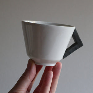 SAMPLE: Coffee Cup with Black Contrast Handle