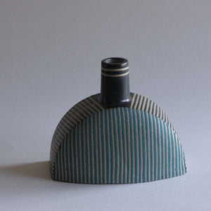 Dazzle Motif Bottle Vase