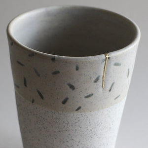 Kintsugi Repaired Confetti Ceramic Tumbler