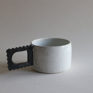 SLIGHT SECOND:  Coffee Cup with Black Contrast Handle
