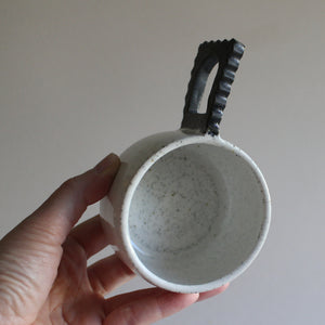 SLIGHT SECOND:  Coffee Cup with Black Contrast Handle