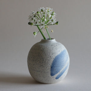 Mini Bud Vase Cobalt Splash