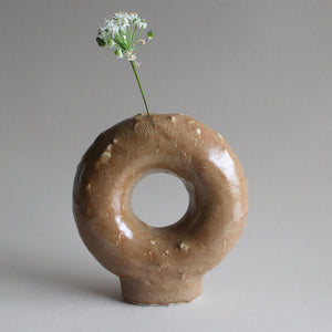 Caramel Doughnut Vase