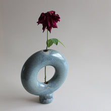 Load image into Gallery viewer, Azure Doughnut Vase
