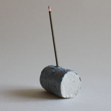 Load image into Gallery viewer, Blue Textured Incense Holder
