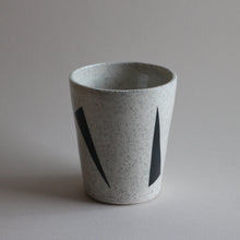 Load image into Gallery viewer, Triangle Motif Ceramic Tumbler

