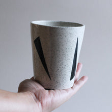 Load image into Gallery viewer, Triangle Motif Ceramic Tumbler
